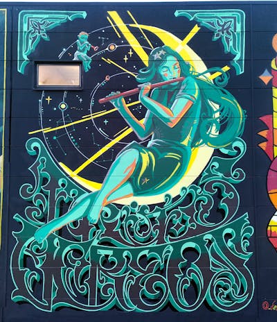 Black and Cyan and Yellow Stylewriting by Tris and Ocreos. This Graffiti is located in Namur, Belgium and was created in 2023. This Graffiti can be described as Stylewriting, Characters, Streetart and Murals.