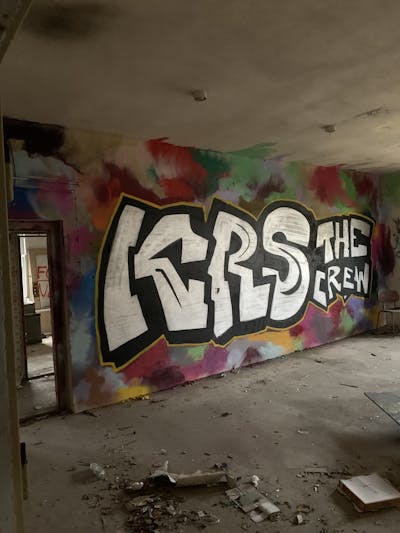 Chrome and Black Stylewriting by KRS. This Graffiti is located in Döbeln, Germany and was created in 2021. This Graffiti can be described as Stylewriting and Abandoned.
