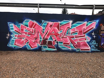 Coralle and Colorful Stylewriting by SMALL. This Graffiti is located in kosovo, Albania and was created in 2019. This Graffiti can be described as Stylewriting and Wall of Fame.