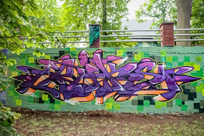 Colorful Stylewriting by Picks. This Graffiti is located in Hettstedt, Germany and was created in 2021.