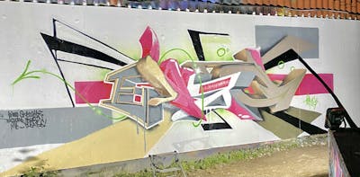Colorful Stylewriting by EmzG. This Graffiti is located in Switzerland and was created in 2022. This Graffiti can be described as Stylewriting and 3D.