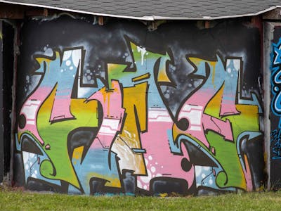 Colorful Stylewriting by Cime. This Graffiti is located in Budapest, Hungary and was created in 2023.