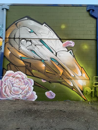 Grey and Colorful and Brown Stylewriting by ARSONE. This Graffiti is located in Canada and was created in 2024. This Graffiti can be described as Stylewriting and Characters.