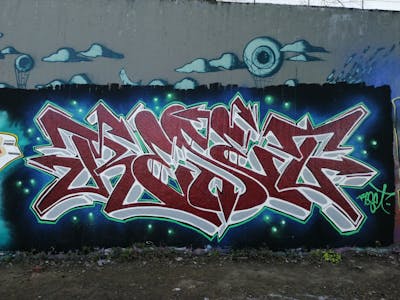 Colorful Stylewriting by Reset. This Graffiti is located in Hannover, Germany and was created in 2022. This Graffiti can be described as Stylewriting and Wall of Fame.