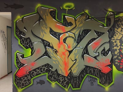 Colorful Stylewriting by LFT and SparkTwo. This Graffiti is located in IOANNINA, Greece and was created in 2021. This Graffiti can be described as Stylewriting and Abandoned.