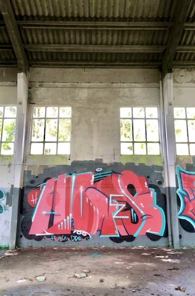 Coralle Stylewriting by Dr.Hione. This Graffiti is located in Portugal and was created in 2024. This Graffiti can be described as Stylewriting and Abandoned.