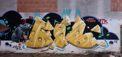 Yellow and Colorful Stylewriting by fil, graffdinamics, urbansoldierz and Mtr clan. This Graffiti is located in Lleida, Spain and was created in 2023. This Graffiti can be described as Stylewriting and Characters.