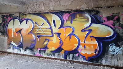 Colorful Stylewriting by Nerv. This Graffiti is located in United Kingdom and was created in 2022. This Graffiti can be described as Stylewriting and Abandoned.