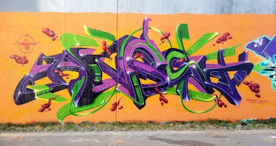 Colorful Stylewriting by angst. This Graffiti is located in Bitterfeld, Germany and was created in 2022. This Graffiti can be described as Stylewriting, 3D and Wall of Fame.