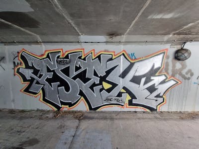 Chrome and Black Abandoned by ESSEX, TNC and MOC. This Graffiti is located in Australia and was created in 2023.