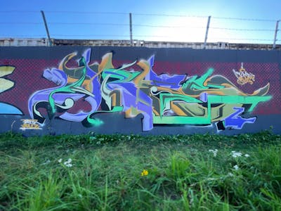 Colorful Stylewriting by ORES24. This Graffiti is located in Halle (Saale), Germany and was created in 2023.