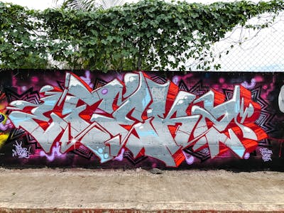 Colorful Stylewriting by Efekz. This Graffiti is located in Mexico city, Mexico and was created in 2021.