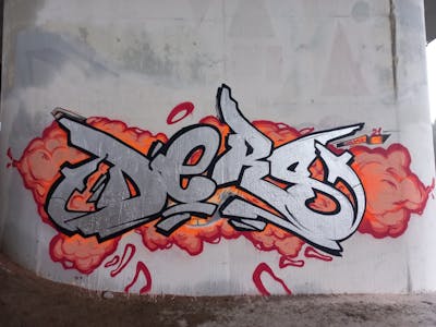 Chrome Stylewriting by Ders. This Graffiti is located in Moscow, Russian Federation and was created in 2022. This Graffiti can be described as Stylewriting and Abandoned.