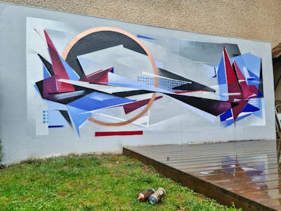 Colorful Stylewriting by Dr Clark. This Graffiti is located in Metz, France and was created in 2021. This Graffiti can be described as Stylewriting, 3D and Futuristic.