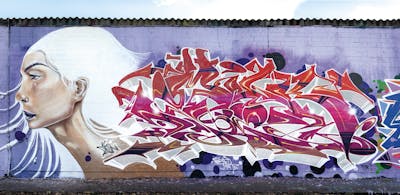 Colorful Stylewriting by Cors One, dejoe and milk. This Graffiti is located in Berlin, Germany and was created in 2022. This Graffiti can be described as Stylewriting, Characters and Wall of Fame.