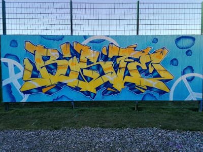 Colorful Stylewriting by BISTE. This Graffiti is located in Nordwalde, Germany and was created in 2022.