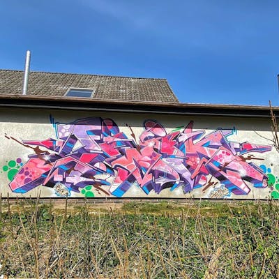 Coralle Stylewriting by TWIK. This Graffiti is located in Germany and was created in 2020. This Graffiti can be described as Stylewriting.