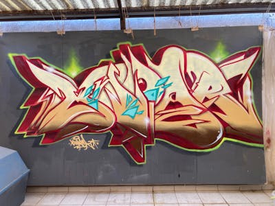Colorful Stylewriting by XOHARK 37. This Graffiti is located in Queretaro, Mexico and was created in 2021.