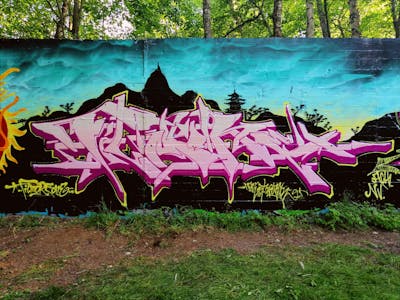 Coralle and Colorful Stylewriting by Filmore.one. This Graffiti is located in Germany and was created in 2022. This Graffiti can be described as Stylewriting and Wall of Fame.