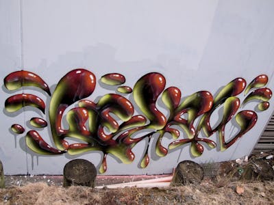 Colorful Stylewriting by Kezam. This Graffiti is located in Auckland, New Zealand and was created in 2022.