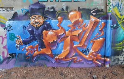 Colorful Stylewriting by fil, mtr, urbs and is. This Graffiti is located in Lleida, Spain and was created in 2022. This Graffiti can be described as Stylewriting, Characters, 3D and Abandoned.