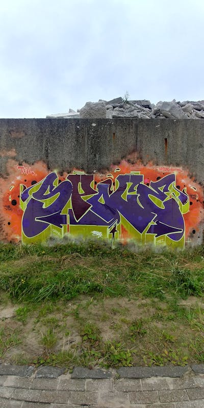 Colorful Stylewriting by Spocey, TML, cab, WH and IFC. This Graffiti is located in Netherlands and was created in 2021. This Graffiti can be described as Stylewriting and Abandoned.