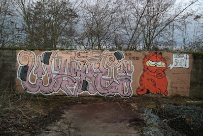 Colorful Stylewriting by CesarOne.SNC. This Graffiti is located in Germany and was created in 2017. This Graffiti can be described as Stylewriting and Characters.