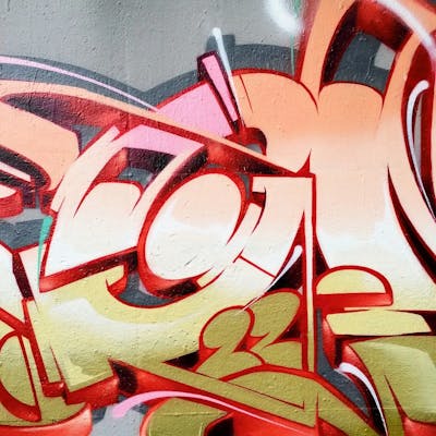 Colorful and Red Stylewriting by Someone. This Graffiti is located in Basel, Switzerland and was created in 2022.