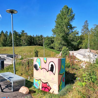 Colorful Characters by Den Pen. This Graffiti is located in Finland and was created in 2021.