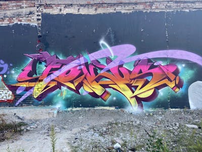 Colorful Stylewriting by FOKUS.81. This Graffiti is located in Nürnberg, Germany and was created in 2020.