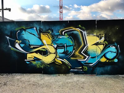 Colorful Stylewriting by SKOPE. This Graffiti is located in Biel/Bienne, Switzerland and was created in 2021. This Graffiti can be described as Stylewriting and Wall of Fame.
