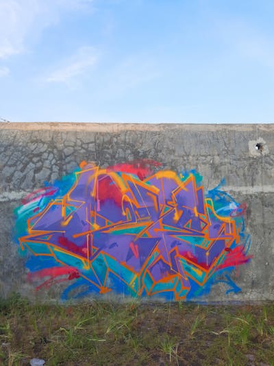 Colorful Stylewriting by Note2. This Graffiti is located in Indonesia and was created in 2021.