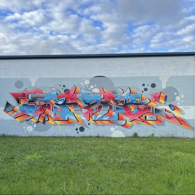 Grey and Colorful Stylewriting by Teazer. This Graffiti is located in Sydney, Australia and was created in 2023.