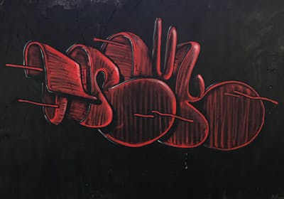 Red and Black Stylewriting by Truk. This Graffiti is located in France and was created in 2022.