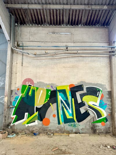 Colorful Stylewriting by Dr. Hione. This Graffiti is located in Portugal and was created in 2024. This Graffiti can be described as Stylewriting and Abandoned.