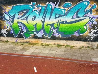 Colorful Stylewriting by Rones. This Graffiti is located in Poland and was created in 2022.