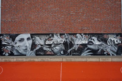 Grey and Black Stylewriting by Jason one. This Graffiti is located in Lüneburg, Germany and was created in 2024. This Graffiti can be described as Stylewriting, Characters and Wall of Fame.
