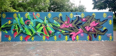 Colorful Stylewriting by angst, Skaf, ATC and ONB. This Graffiti is located in Bitterfeld, Germany and was created in 2022. This Graffiti can be described as Stylewriting and Wall of Fame.