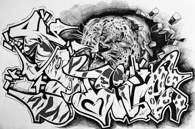 Black and White Blackbook by DOD crew, TMC and Hootive. This Graffiti is located in Khon Kaen, Thailand and was created in 2022. This Graffiti can be described as Blackbook.