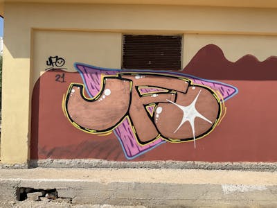 Colorful Street Bombing by Ufo. This Graffiti is located in Antalya, Turkey and was created in 2021. This Graffiti can be described as Street Bombing and Stylewriting.