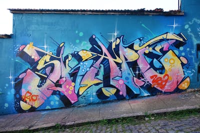 Light Blue and Colorful Stylewriting by S.KAPE289 and Skape289. This Graffiti is located in Rio de Janeiro, Brazil and was created in 2022.