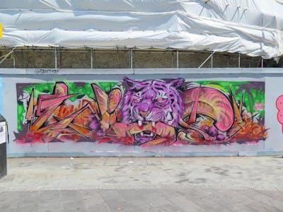 Colorful Stylewriting by Wios. This Graffiti is located in Spain and was created in 2023. This Graffiti can be described as Stylewriting and Characters.