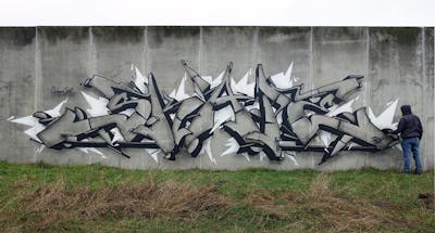 Black and White Stylewriting by S.KAPE289. This Graffiti is located in Germany and was created in 2020. This Graffiti can be described as Stylewriting and Abandoned.