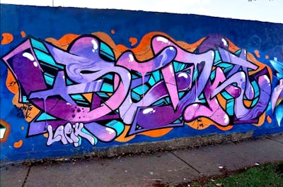 Colorful Stylewriting by Sedk. This Graffiti is located in Bogotá, Colombia and was created in 2019.
