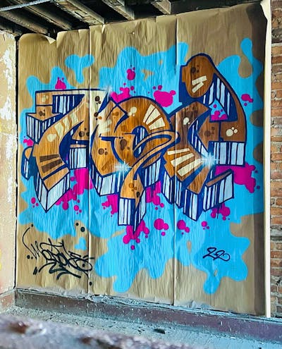 Brown Stylewriting by MOI. This Graffiti is located in New York, United States and was created in 2022. This Graffiti can be described as Stylewriting and Abandoned.