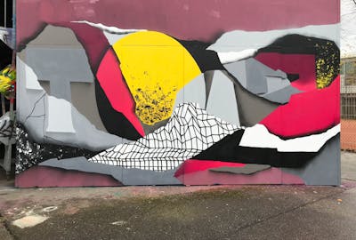 Colorful and Grey Stylewriting by Toyz, OneTwo, Myb and Texacos. This Graffiti is located in Steyr, Austria and was created in 2021. This Graffiti can be described as Stylewriting and Futuristic.