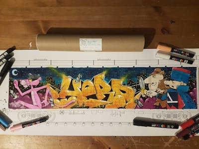 Colorful Blackbook by Hero. This Graffiti is located in Germany and was created in 2022.