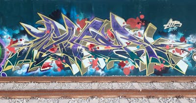 Colorful Stylewriting by Wuper. This Graffiti is located in Indjija, Serbia and was created in 2019. This Graffiti can be described as Stylewriting.