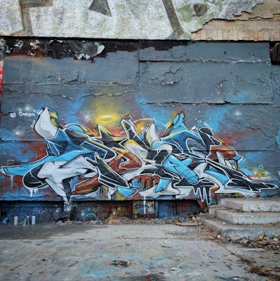 Colorful Stylewriting by Caer8th. This Graffiti is located in Berlin, Germany and was created in 2022. This Graffiti can be described as Stylewriting and Abandoned.