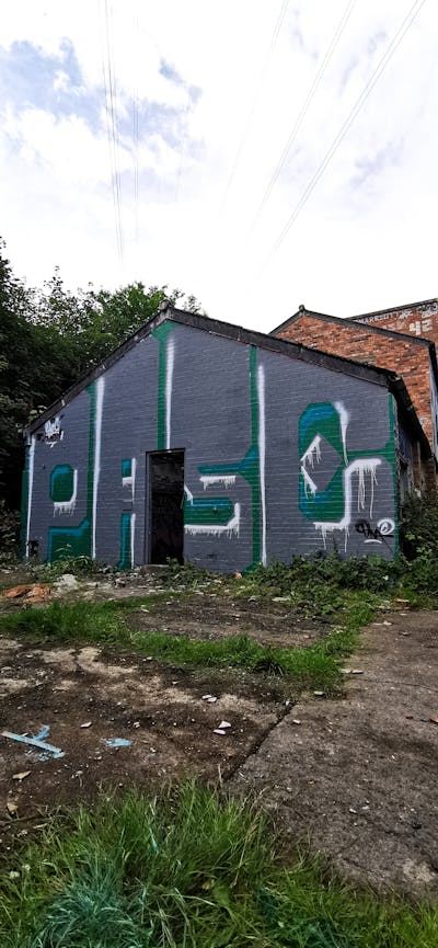 Grey Stylewriting by Pase. This Graffiti is located in Peterborough, United Kingdom and was created in 2023. This Graffiti can be described as Stylewriting and Abandoned.
